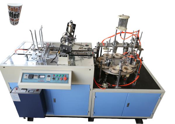 Buy cheap High Output Automatic Paper Cup Sleeve Machine Customized 40 - 50 Pcs / Min Speed from wholesalers