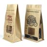 Buy cheap factory price kraft paper potato chips packaging pouch tortilla chips snacks zipper flat bottom bag from wholesalers