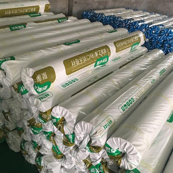 Buy cheap 20m Length White Pvc Sheet Waterproofing Polyvinyl Chloride Impermeable Membrane from wholesalers