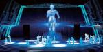 3D Transparent Holographic Projection Film 45° Angle High Light Transmittance