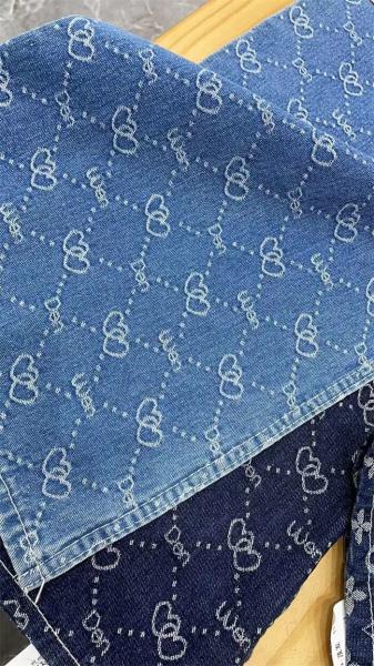 Buy cheap 12oz Cotton Blue Patterned Stretch Denim Fabric For Pants Jeans 71inch from wholesalers