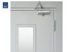 Double Interior Escape Exit Iron Fireproof Steel Doors