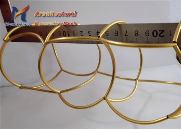 Buy cheap Circular Tube Ring Mesh Curtain 3.0mm 201 Stainless Steel from wholesalers