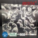 White Feather Effect Decorative Plexiglass Window Panels 15-60mm OEM