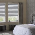 100% Polyester Semi Blackout Sunscreen Zebra Fabric Window Blinds Shades