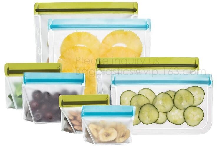 Reusable food storage PEVA snack bag for custom,Clear PEVA Toy Organization Storage Bag for Christmas bagease bagplastic