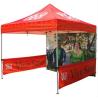 Buy cheap Instant Party / Trade Show / Event aluminium pop up gazebo with 3 walls , Heat Transfer Printing from wholesalers