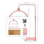 High CRI Led Half Moon Light Lashes White Warm ≥95RA 50000 Hours Lifespan