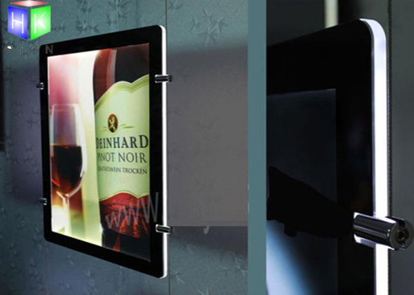 Buy cheap Real Estate Acrylic LED Light Box / Window LED Light Pocket Displays Small from wholesalers
