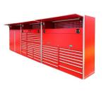 Silver Car Repair Garage Workshop Tool Cabinet Heavy Duty Steel XXXL Tool Box
