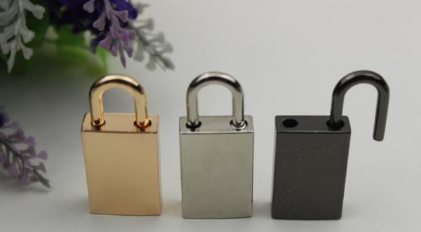 Buy cheap Handbag hardware accessories 3 color without keys decoration Padlcok for purse from wholesalers
