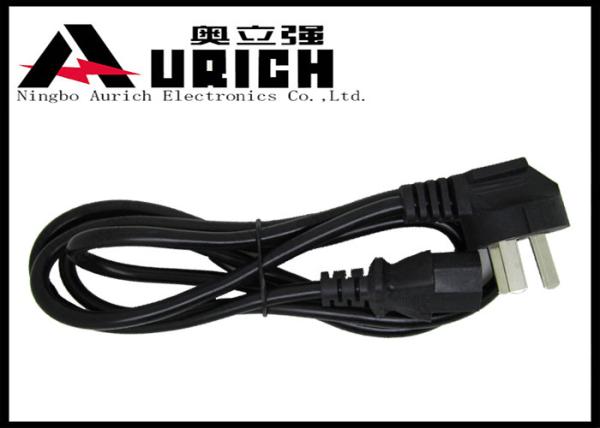 Buy cheap Female Ends China Computer Monitor Power Cord , 3 Prong Power Supply Cables from wholesalers