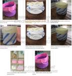 Lace Doily Bowl Basket Handicraft Wastepaper Wedding Gift Candy Basket
