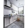 Buy cheap Hotel Modern Kitchen Cabinet with Stainless Steel Door Material and Lacquer Finish from wholesalers