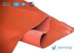 Fireproof Twill Woven 0.42mm Silicone Coated Fiberglass Cloth