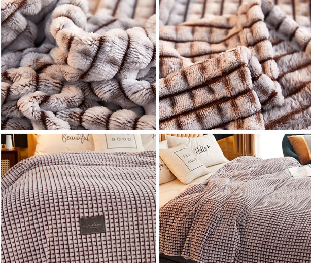 Nondisposable 2024 Magic Fleece Blanket Soft Thickened Skin Friendly Machine Washable