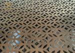 Pierced Decorative Perforated Sheet Metal Panels Alloy