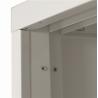 Buy cheap Movable White Book Display Wall Shelf Storage Cabinet Living Room from wholesalers