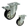 Buy cheap 150mm Total Brake Threaded Stem Hollow Core Ball Bearing Medium Duty Casters from wholesalers