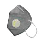 Industrial Use Valved Dust Mask N95 Valved Respirator Mask Dark Grey