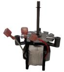 2.38" 38W C Frame Electric Fan Motors Ac Shaded Pole Dual Speed
