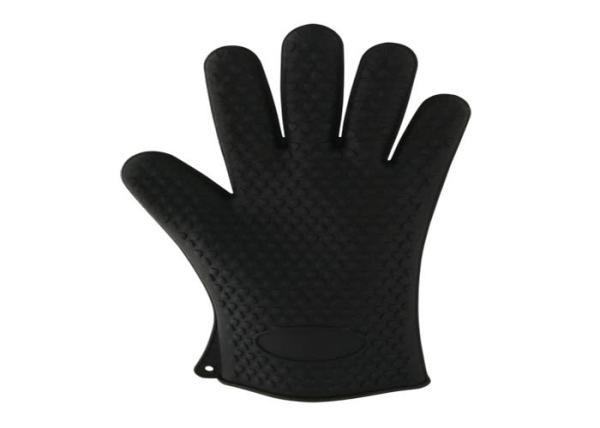 Buy cheap Food Grade Black Silicone Oven Gloves food grade silicone Heat Resistant Work Gloves Hot Pressing from wholesalers