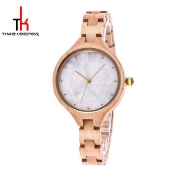 Buy cheap Healthy Marble Face Watch Women'S Luxury Wood Watches With Marble Dials from wholesalers