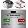 Buy cheap Square Double Sided Dishwasher Magnet clean dirty Target For Refrigerator from wholesalers