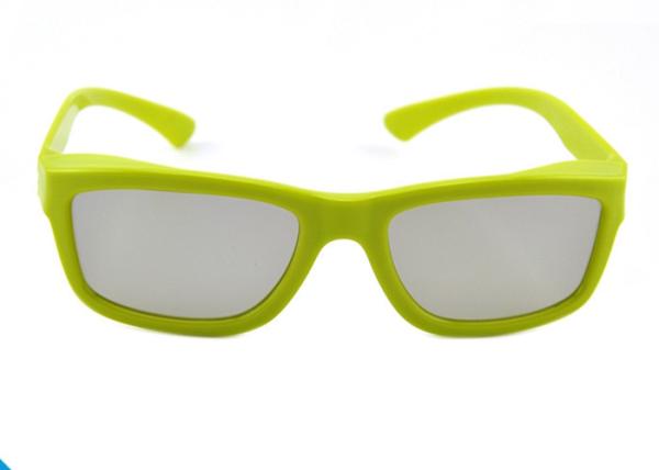 Buy cheap Green Color Cinemas 3D Glasses For Passive 3D TVs,Adult Sized Passive Circular Polarized 3D Glasses from wholesalers