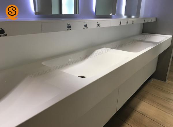 Buy cheap Easy Repairable Solid Surface Wall Hung Basin 10 Years Warranty from wholesalers