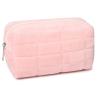 Buy cheap Aesthetic Plush Cosmetic Makeup Bag Cute Pink Pouch Toiletry Organizer 7 × 4 inches from wholesalers