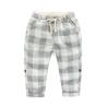 Buy cheap Unisex Cute Newborn Baby Clothes Cotton Plaid Harem Pants Knitted Fabric from wholesalers