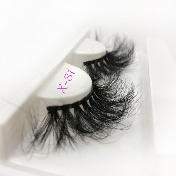 Buy cheap Private Label 25mm Mink Eyelash Fluffy , 6d Mink Individual Lashes from wholesalers