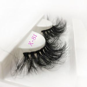Buy cheap Private Label 25mm Mink Eyelash Fluffy , 6d Mink Individual Lashes from wholesalers