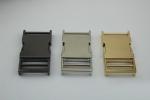 Fashion Metal Material Zinc Alloy Nickel Color 25 Mm Quickly Release Buckles For