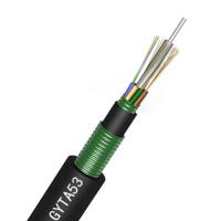 Buy cheap 48 Core Fiber Optic Cable Outdoor Loose Tube Stranded Armoured GYTA53 product