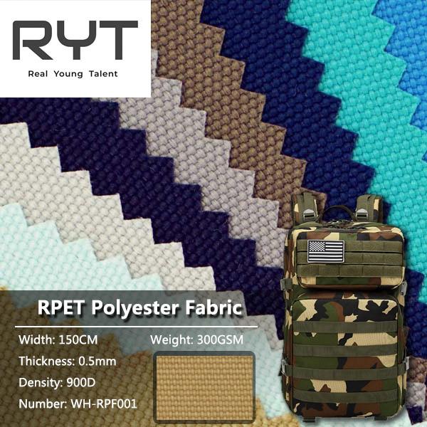 Buy cheap Enviromental Friendly 900D RPET Polyester Fabric For Bag And Tent from wholesalers