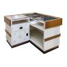 Buy cheap Stainless Steel Supermarket Checkout Counter High Durability Cold Rolled Steel Cabinet from wholesalers
