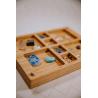 Buy cheap wooden jewelry Tray Gem Stone Tray Crystal Tray jewelry organizer Ring from wholesalers