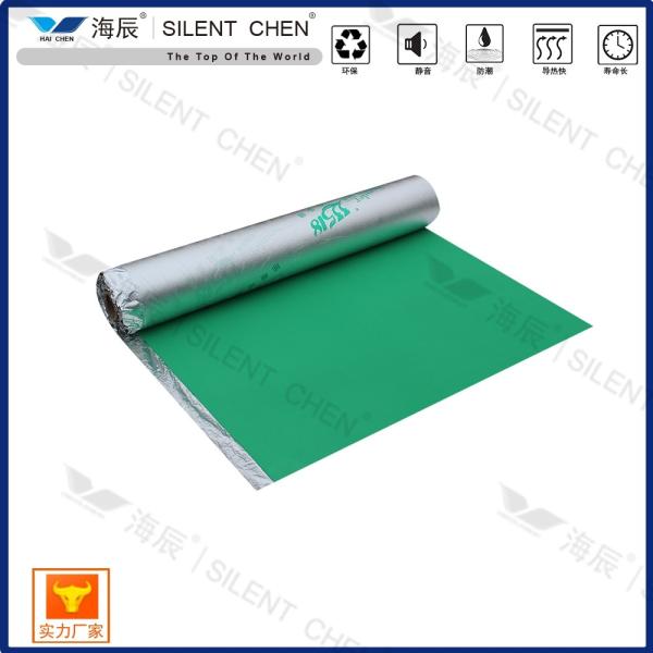 Buy cheap Cross Linked Waterproof IXPE Foam Underlay Silver Aluminum Film from wholesalers