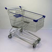 Buy cheap 180L High Capacity Q195 Steel Metal Shopping Trolley Asian Type product