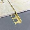 Buy cheap Matt Gold Tile Edge Trim Aluminum , Ceramic Tile Edging Strips 8mm 10mm 12mm from wholesalers
