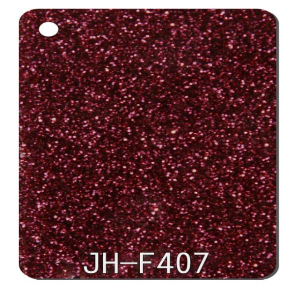 Buy cheap 3-15mm Thick Glitter Acrylic Sheets 40x24 Inch Red Brown Plexiglass Plastic Custom from wholesalers