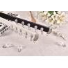 Buy cheap Silent Sealing Curtain Tracks Black Aluminum Curtain Accessories Rails For Curved Windows from wholesalers