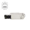 Buy cheap Fast Connect RJ45 Connector Plug 145 Metal Housing 4Pin 100MBit/S from wholesalers