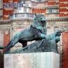Buy cheap Animal Art Large Bronze Lion Statue Life Size Metal Casting And Polishing from wholesalers