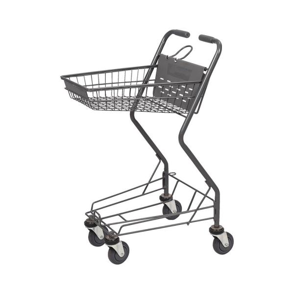 Buy cheap Japan Style Gray Supermarket Trolley Cart Grocery Store Shopping Cart CE from wholesalers
