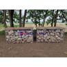 Buy cheap Wood Plastic Composites Wpc Gabion Seating Welded 50×50mm 2m×0.5m×0.5m from wholesalers