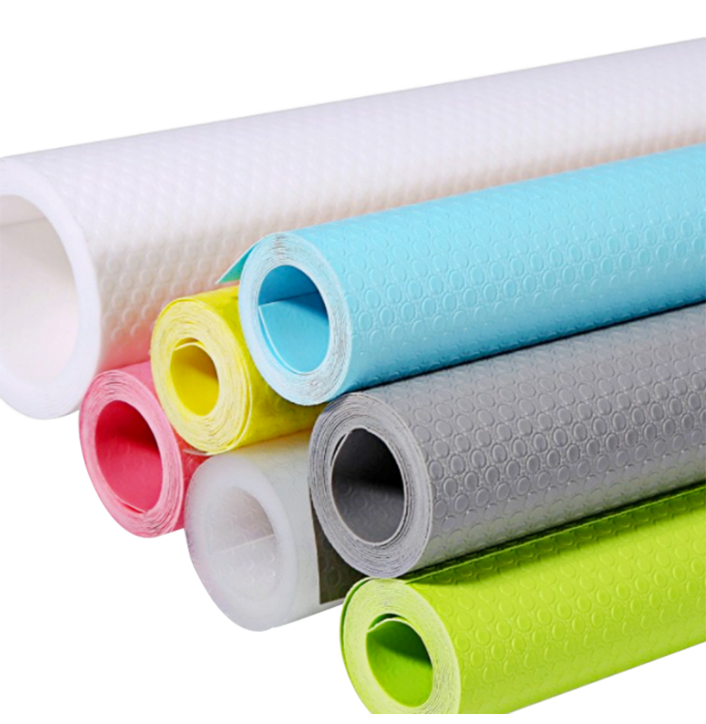 Rectangle Home and Kitchen Cabinets Shelf Liner Washable 6 PCS EVA Under Refrigerator Mat