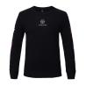 Buy cheap Black Knitted Mens Crew Neck Jumper , Men Pullover Sweater OEM Service from wholesalers